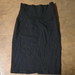 Black Stretch Pencil Skirt - Women's Classic